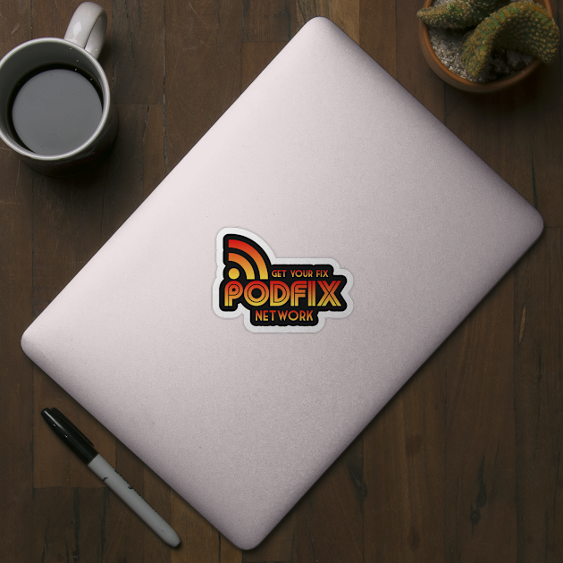 Podfix Logo Orange/Yellow by PodFix